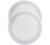Protezione in Laminato a Freddo e Abs Bianco per Altoparlanti Auto 2 Alta Performance e Protezione per Subwoofer per Rifacimenti Auto