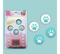 Protezione in morbido silicone per i controller Joy-Con, copri-impugnatura per i pollici con design a zampa di gatto, migliora la tua esperienza di