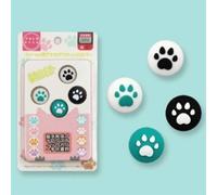 Protezione in morbido silicone per i controller Joy-Con, copri-impugnatura per i pollici con design a zampa di gatto, migliora la tua esperienza di