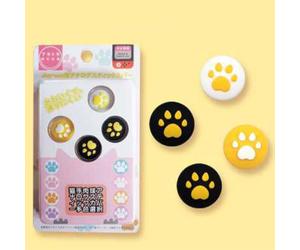 Protezione in morbido silicone per i controller Joy-Con, copri-impugnatura per i pollici con design a zampa di gatto, migliora la tua esperienza di