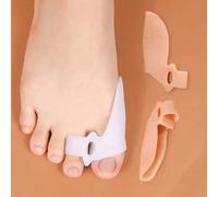 Protezione in silicone per l'alluce, cappuccio per l'alluce, indossabile con le scarpe, unisex, universale per piede sinistro/destro 2 paia,1 paio,3 paia,5 paia,4 paiaColore unicoSilicone