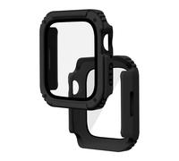 Protezione integrale vetro temperato Apple Watch Series 6, 5, 4 e SE, 44 mm nero