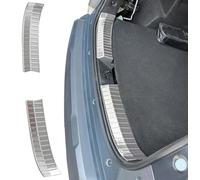 Protezione interna paraurti posteriore adatta per Dacia Duster III - Dal 2024+ in acciaio inox opaco protezione per bordo bagagliaio di carico
