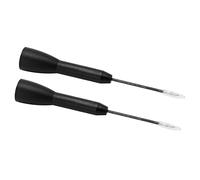 Protezione isolante della son di test 2pcs Pun di piercing MultiMeter Ago di alta qualità PA 600V 10A per misurazione della tensione di test del circuito (Nero)