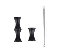 Protezione leggera in silicone per archetto progettato per un'esperienza confortevole (nero)
