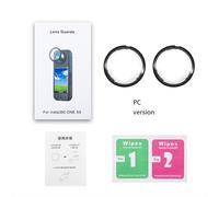 Protezione Lenti in Vetro Temperato 10H per Insta360 X5 Facile da Attaccare e St