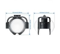 Protezione Lenti per for insta360 X5 con Design Impermeabile e Materiale Vetro