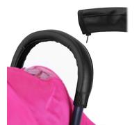 Protezione maniglia per passeggino in pelle PU nera accessori per passeggino Yoyo bugaboo donkey 5 ideale per braccioli passeggini accessori durevoli ed eleganti per genitori