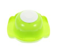 Protezione Mano per Grattugia e Affetta Verdure Regolabile Verde | Acciaio Inossidabile e Abs, Manico a Pressione, per Patate e Zucchine, Cucina Domestica