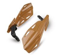 Protezione manubrio Moto Manubrio Mano Guard Maniglia Protector Paramani Wind Shield Per YAMAHA XVS950 R SPEC FZR 1000 Per Genesis FZR600 TRX850(Light Brown)