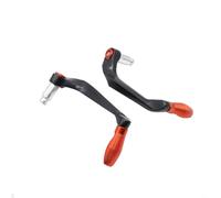 Protezione Manubrio per moto in Lega Alluminio Nero Protezione(Orange) | Lega alluminio robusta, resistenza urti, colore nero opaco, per cross per enduro, installazione rapida
