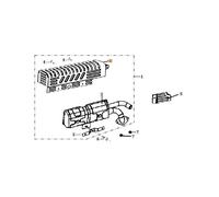 Protezione marmitta motozappa modelli MH150RKS ORIGINALE EMAK L66150346