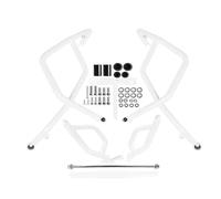 Protezione motore moto Paraurti Paramotore Per Telaio, Protezione Anticaduta Per Ducati DesertX 2022 2023 2024, Barra Di Superiore E Inferiore Per Moto, Compatibile Con Parti Antiurto(White)