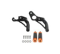 Protezione Motore moto Per H&arley Per Softail Fat Bob 114 FXFBS 2018-2024 Protezione Motore Anteriore Pedana Passeggero Posteriore Barra Di BOPOKLXLXM(Rear Orange)