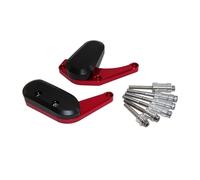 Protezione Motore Moto Statore Frizione Copertura Crash Pad Slider Protector Per GSX-R 600 750 Per GSXR600 Per GSXR750 K9 2009-2016 Basamenti Motore(Red)
