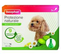Beaphar Protezione Naturale, Spot-On Scudo per Cane Piccolo, con Olio di Neem e Piretro Vegetale, 9 Settimane di Protezione, 3 Pipette da 1 ml