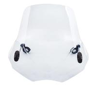 Protezione Parabrezza Per Parabrezza Universale Moto Per Kawasaki, Parabrezza Da 7/8'' O 1'', Deflettore Antivento Rotondo, Visiera Parasole Spoiler(Light Smoke)
