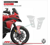 Protezione Parafango in PPF DUCATI MULTISTRADA V2 e V2s 2025 Lucido BDF V2 T2