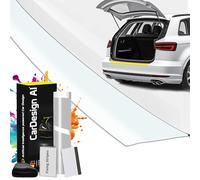 Protezione paraurti adatto per Audi A3 8Y Sportback 2020-2027 & S3/RS3 (5 porte, compatta): pellicola protettiva per vernice e protezione antigraffio per bagagliaio (trasparente)