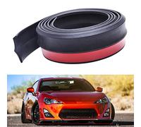 Protezione Paraurti per Auto, 2.5M/8.2FT Universale Spoiler Anteriore Gomma Strisce Modanatura Frontale dell'auto Adesivo Respingente del Labbro Anteriore Forte.