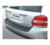 Protezione paraurti posteriore ABS compatibile con Jaguar X-Type Estate 2007- Nero