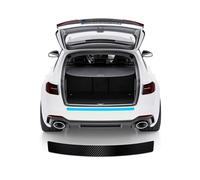 Protezione Paraurti Posteriore Auto Bagagliaio Fibra Carbonio Adesivi AntiGraffio per Mini Cooper S F65 F66 Countryman 2024 2025, 90cm Nero