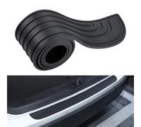 Protezione Paraurti Posteriore Auto in Gomma per Fiat Panda 3 (III) 312/319 I 2012-2022, Adesivo Battitacco Porta Baule Auto Accessori Fibra Carbonio Striscia Pellicola, 104 * 9cm
