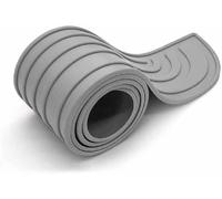 Protezione Paraurti Posteriore Auto per Mitsubishi Outlander XL 3 Eclipse Cross Colt Space Star, Bagagliaio AntiGraffio Antiscivolo Battitacco Protettore Adesivo Accessori,Grey-90cm*7cm