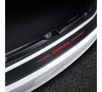 Protezione Paraurti Posteriore Auto per Op-el Corsa B C D E F, 90 cm Etichetta Protezione Davanzale Porta in in Fibra di Carbonio Forte Viscosità - Antiscivolo Anti-Raschiamento,Red