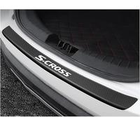 Protezione Paraurti Posteriore Auto per Suzuki SX4 S-Cross 2014-2024 2025, Striscia Bagagliaio AntiGraffio Battitacco Protezione Adesivo Decorativi Accessori