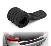 Protezione Paraurti Posteriore Auto, Protettore del Bagagliaio in Gomma 90cm x 7cm, Antigraffio e Antiscivolo, Adatto Alla Maggior Parte Degli Accessori Esterni Dell'Auto (Nero)