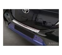 Protezione paraurti Posteriore in Acciaio Inox Compatibile con Toyota Aygo X 2022- 'Ribs'