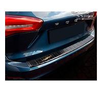 Avisa Protezione paraurti Posteriore in Acciaio Inox Nero Compatibile con Ford Focus IV Kombi 2018- 'Ribs'