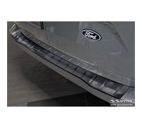 Avisa Protezione paraurti Posteriore in Acciaio Inox Nero Compatibile con Ford Transit Custom 2023- 'Ribs'
