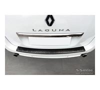 Protezione paraurti Posteriore in Acciaio Inox Nero Compatibile con Renault Laguna III Grandtour 2007-2015 'Ribs'