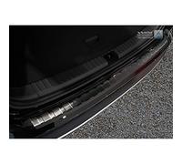 Protezione paraurti Posteriore in Acciaio Inox Nero Compatibile con Seat Ateca 2016- 'Ribs'