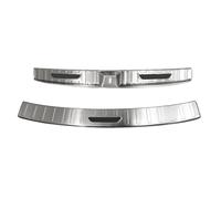 Protezione Paraurti Posteriore In Acciaio Inox Per Mercedes Per Benz GLB X247 2020-2025 Esterno E Interno Protezione Sottoporta(Argento)