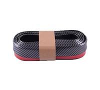 Protezione paraurti posteriore Protezione paraurti auto in gomma per, protezioni anteriori modanature per labbra, splitter, mento, corpo, striscia da 2,5 m(D BLACK)