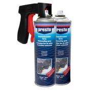 Protezione Pavimento 2 X 500 ML Paramassi Spray Nero Presto Con Manico Pistola