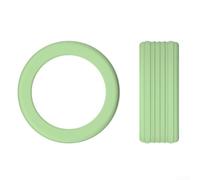 Protezione per anello in silicone per Oura Ring per Gen 4 Gen 3, elastico per Smart Ring, resistente ai graffi, delicato sulla pelle, per fitness, sonno, viaggi, taglie 5-10 (nero, S (4/5/6/7/8/9))
