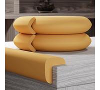 Protezione Per Angoli Da 78,7", Imbottitura In Schiuma Di Sicurezza Per Angoli Vivi A Forma Di L, Paraurti Autoadesivi, Protezione Per Spigoli Di Mobili(Dark Yellow,2pcs)