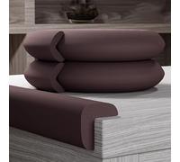 Protezione Per Angoli Da 78,7", Imbottitura In Schiuma Di Sicurezza Per Angoli Vivi A Forma Di L, Paraurti Autoadesivi, Protezione Per Spigoli Di Mobili(Brown,10pcs)