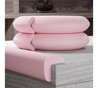 Protezione Per Angoli Da 78,7", Imbottitura In Schiuma Di Sicurezza Per Angoli Vivi A Forma Di L, Paraurti Autoadesivi, Protezione Per Spigoli Di Mobili(Pink,2pcs)