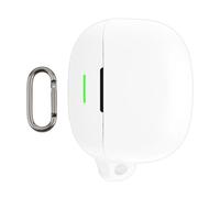 Protezione per auricolari, colore: bianco | Per MeloBuds N65, custodia in silicone, copertura completa, accessorio pronto per il pendolarismo