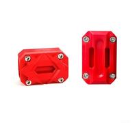 Protezione per barra di protezione del motore della moto, con grande cuscinetto di carico e design antigraffio, per protezione paraurti (rosso)