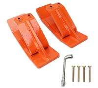 Protezione per benna per trattore Protezione per bordi antiscivolo in acciaio resistente per rimozione foglie di neve Spargimento ghiaia Cortile Vialetto agricolo Parcheggio