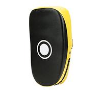Protezione per Bersaglio Manuale per Boxing Sanda Taekwondo Training Shield per Adulti e Adolescenti, Resistente Pelle PU, Rosso Giallo, 14,2x7,5x3,5 Pollici (Yellow)