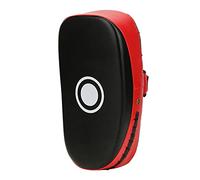 Protezione per Bersaglio Manuale per Kick Boxing Sanda Taekwondo Training Shield per Adulti e Adolescenti, Resistente Pelle PU, Rosso Giallo, 14,2x7,5x3,5 Pollici (Rosso)