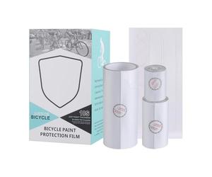 Protezione Per Bicicletta Pellicola PVC trasparente antigraffio | Parafango MTB per strada, catena, forcella, bicicletta, base, vernice e garage per ciclismo