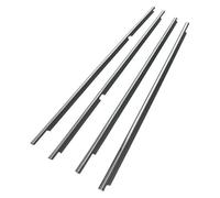 Protezione per Bordi Auto in Gomma Per Lexus Per LX470 1998-2007 Guarnizione 75740-60030 4 Pezzi Cromato/Nero Finiture In Gomma Per Finestrini(Chrome)